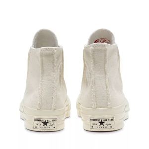 Converse Chuck 70 Hi Renew Cotton sneakers in egret size 9 in women’s